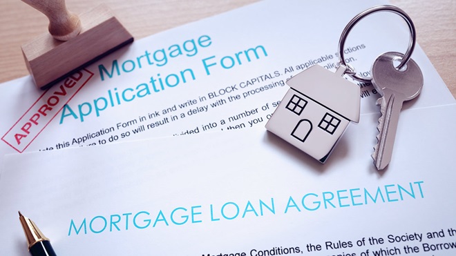 approved_stamp_on_mortgage_loan_application_form